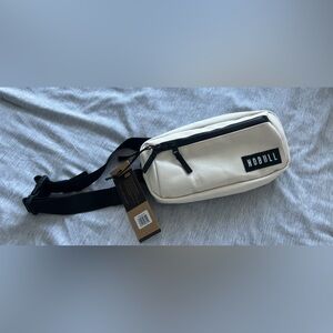 Unisex Cream Crossbody Bag